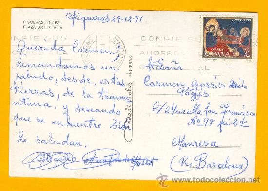 Postales: POSTAL DE FIGUERAS (FIGUERES) - Foto 2