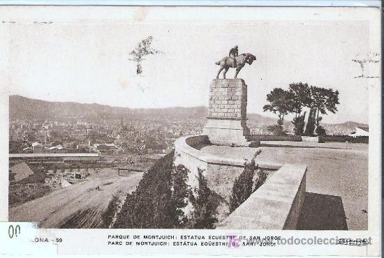 Postales: POSTAL DE BARCELONA CIRCULADA CON SELLO - Foto 1