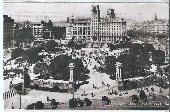 Postales: POSTAL DE BARCELONA CIRCULADA CON SELLO - Foto 1