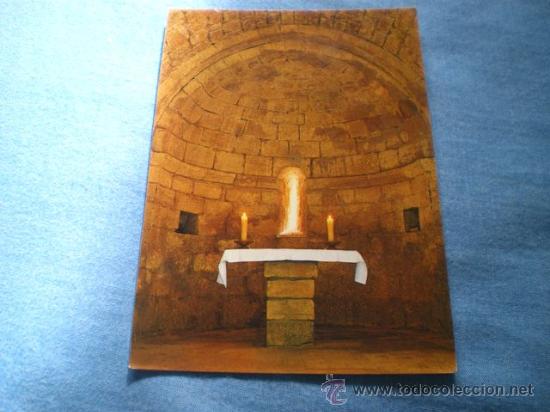 Postais: POSTAL ULLDEMOLINS PRIORAT ERMITA ROMANICA DE SANT BARTOMEU DE FRAGUERAU DETALLE ALTAR  NO CIRCULADA
