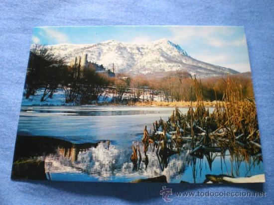 Postais: POSTAL SANTA FE DEL MONTSENY HOTEL Y LAGO INVIERNO NO CIRCULADA