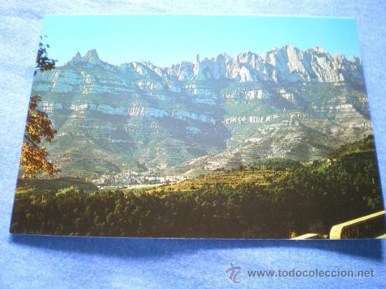 Postais: POSTAL  MONTSERRAT VISTA DE LA MONTA&Ntilde;A Y MONISTROL NO CIRCULADA