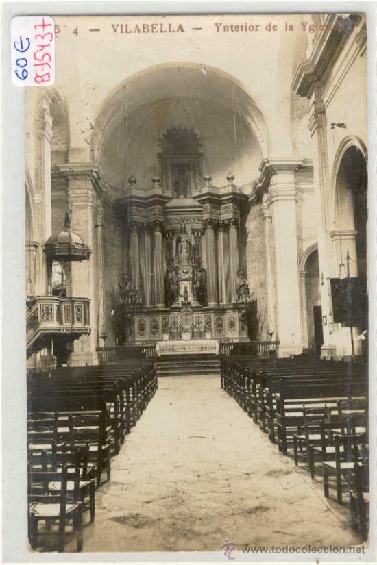 Postkarten: (PS-15437)POSTAL FOTOGRAFICA DE VILABELLA(TARRAGONA)-INTERIOR DE LA IGLESIA