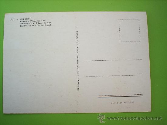 Postales: postal dev sitges  , ver foto informativa - Foto 2