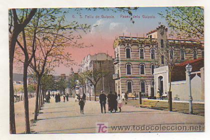 Cartes Postales: SANT FELIU DE GUIXOLS. PASEO DELS GUIXOLS. (L. ROISIN). (ARTURO VICENS)