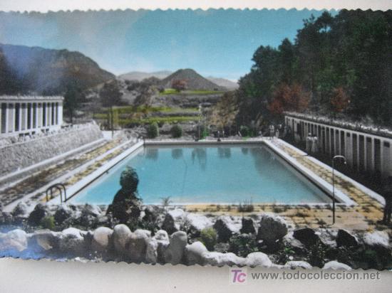 Postales: San Lorenzo de Morunys. Lerida. Piscinas. Foto Janot. Circulada