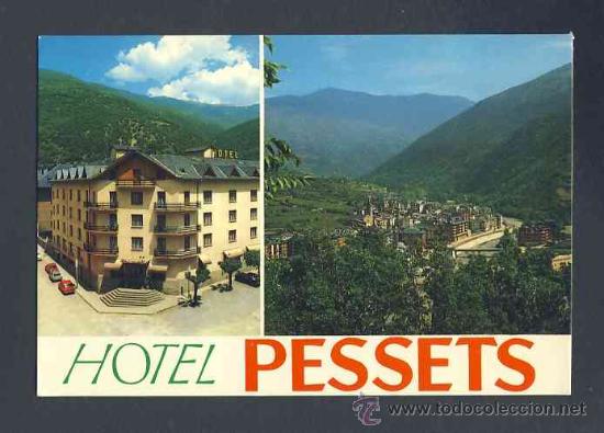 Postales: Postal de SORT (Lleida): Hotel Pessets (Ed.Publintel) - Foto 1