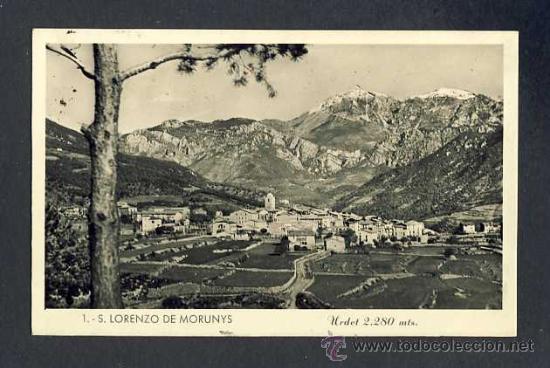 Postales: Postal de SANT LLOREN&Ccedil; DE MORUNYS (Lleida): L' Urdet, 2280 mts (num.1)