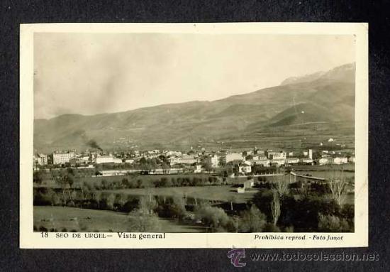 Postales: Postal de LA SEU D' URGELL (Lleida): Vista general (Janot num.18)