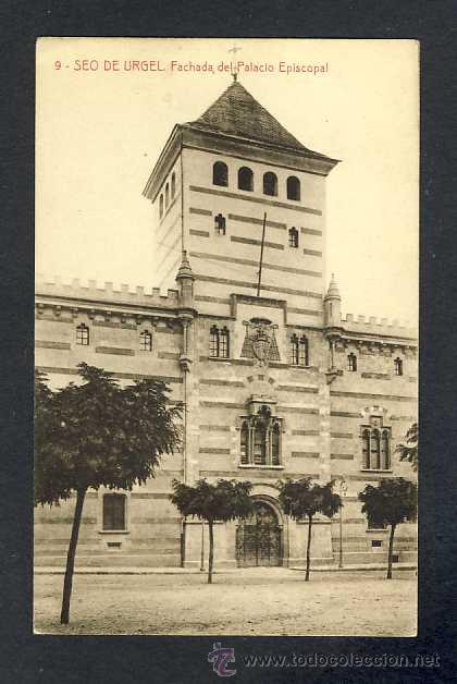 Postales: Postal de LA SEU D' URGELL (Lleida): Fa&ccedil;ana del Palau Episcopal (Cl.Plandolit)