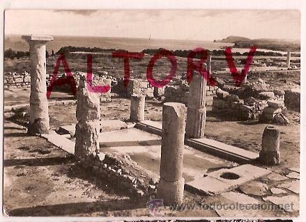 Postkarten: ANTIGUA POSTAL COSTA BRAVA AMPURIAS PATIO PORTICADI A SERIE I 2024 CAMPA&Ntilde;A J PUIG CIRCULADA 1958