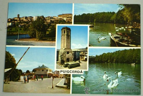 Cartes Postales: Postal Puigcerda 5 vistas Pirineos Orientales a&ntilde;os 60