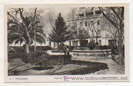 Postales: FIGUERES. PARC DE LESTACI&Oacute;. (ED. TRAYTER) - Foto 1