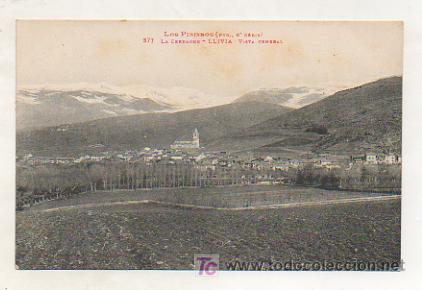 Postales: LOS PIRINEOS. (PYR. 6 SERIE). LA CERDAGNE. LLIVIA. VISTA GENERAL. (ED. LABOUCHE).