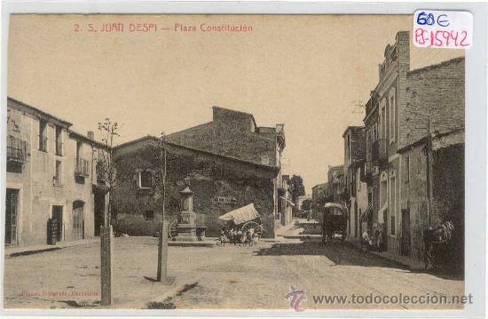 Postales: (PS-15942)POSTAL DE S.JUAN DESPI-PLAZA CONSTITUCION
