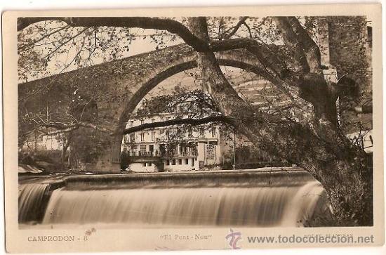 Postales: 5415 - COMPADR&Oacute;N-EL PONT NOU- GERONA FOTO V. PLANESAS