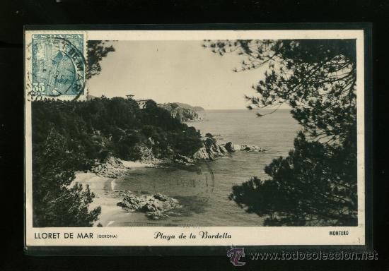 Postales: Lloret de mar - Playa de la Bordella - Montero - Foto 1