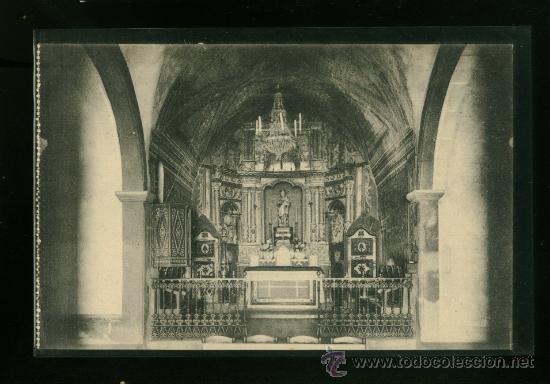 Postales: El Far - Interior de l'esglesia - Fotograf&iacute;a L. Roisin BCN