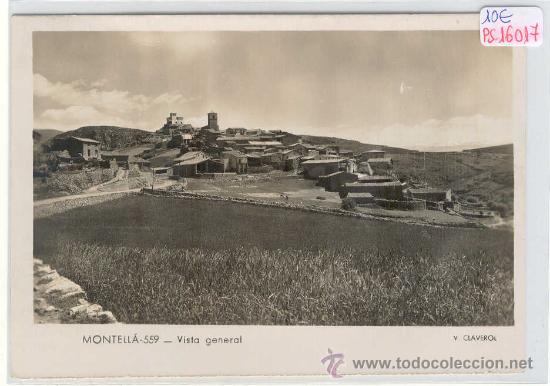 Postales: (PS-16017)POSTAL DE MONTELLA(LLEIDA)-VISTA GENERAL