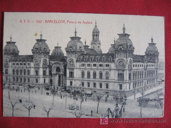 Postales: BARCELONA - PALACIO DE JUSTICIA - Foto 1