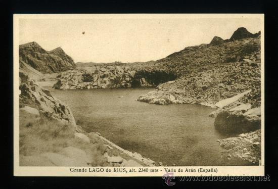 Postales: Vall d'Aran - Grande lago de Rius - Fotograf&iacute;a A. Servat