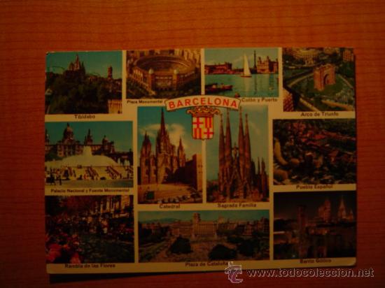 Postales: POSTAL  BARCELONA ESCRITA - Foto 1