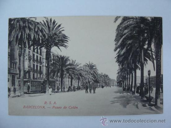 Postales: Tarjeta Postal R.S.A. Barcelona - Foto 1