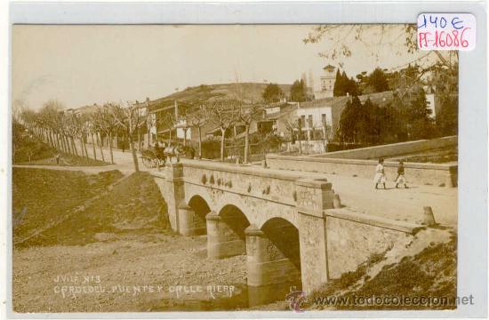 Postcards: (PS-16086)POSTAL FOTOGRAFICA DE CARDEDEU-PUENTE Y CALLE RIERA