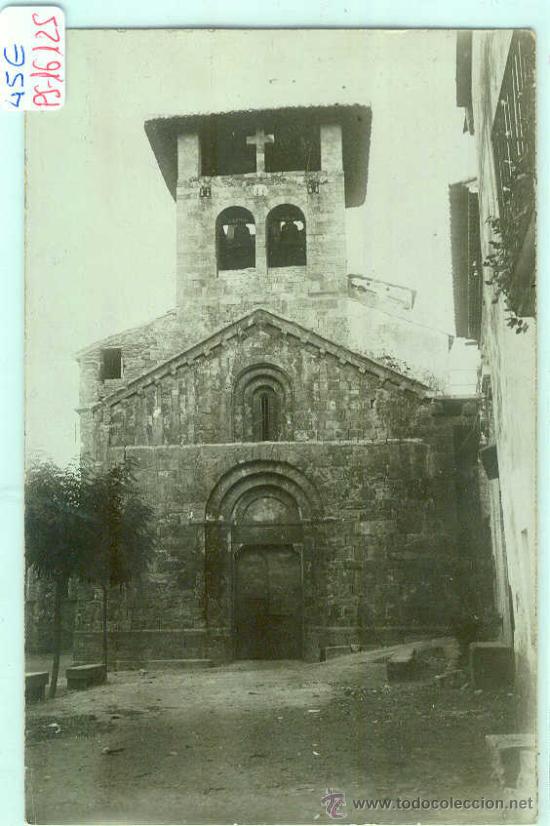 Postcards: (PS-16125)POSTAL FOTOGRAFICA DE SERINYA(GIRONA)-ESGLESIA Y CAMPANAR A&Ntilde;O 1928