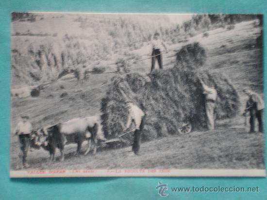 Postales: POSTAL VALL D&acute;ARAN  RECOGIDA DE LA COSECHA valle de aran P-138