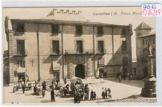 Postcards: (PS-16209)POSTAL FOTOGRAFICA DE CENTELLAS-PLAZA MAYOR