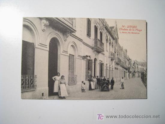 Postales: POSTAL SITGES: CHALETS DE LA PLAYA (ROISIN) - Foto 1
