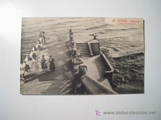 Postales: POSTAL SITGES: BALUARTE (ROISIN) - Foto 1