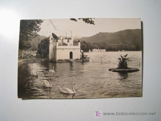 Postales: POSTAL BA&Ntilde;OLAS: EL LAGO Y LOS CISNES (BOSCH) - Foto 1