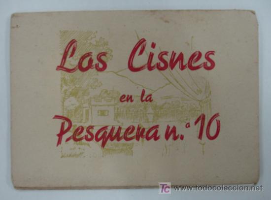 Postcards: LOS CISNES EN LA PESQUERA N&ordm; 10. 15 VISTAS DE BA&Ntilde;OLAS. (ED. IMP. F. GRAN&Eacute;S)