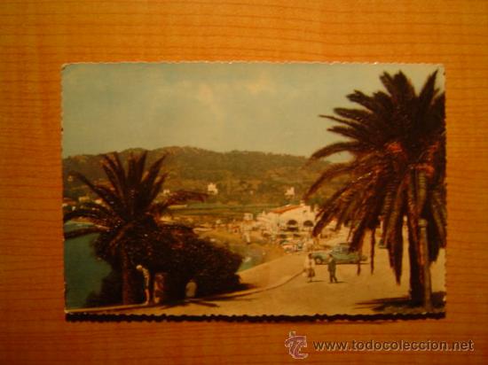 Postkarten: POSTAL COSTA BRAVA S. AGARO PASEO DE LOS BA&Ntilde;OS  EN RELIEVE SIN CIRCULAR