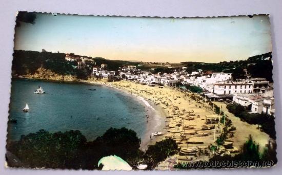 Cartoline: Postal Playa Llafranch a&ntilde;os 50