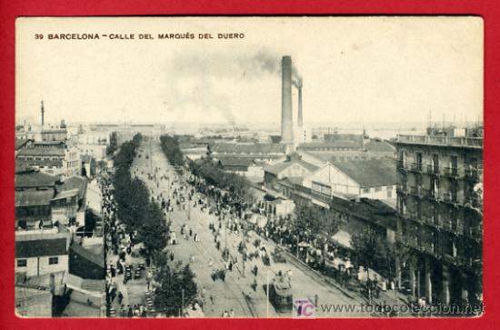 Postales: BARCELONA, CALLE DEL MARQUES DEL DUERO,     P37683 - Foto 1