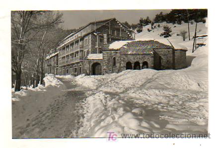 Postales: PIRINEOS ORIENTALES (ALTA CERDA&Ntilde;A). LA MOLINA. CAPILLA Y HOTEL ADSER&Aacute;. (ED. SICILIA)