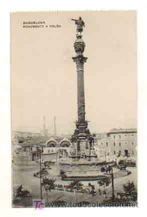 Postales: BARCELONA. MONUMENTO A COL&Oacute;N. - Foto 1