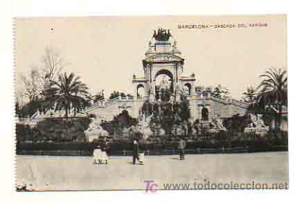 Postales: BARCELONA. CASCADA DEL PARQUE. - Foto 1