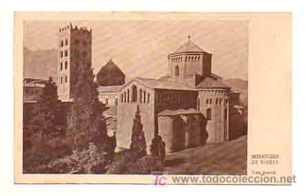 Postales: RIPOLL. MONASTERIO DE RIPOLL. VISTA GENERAL. - Foto 1