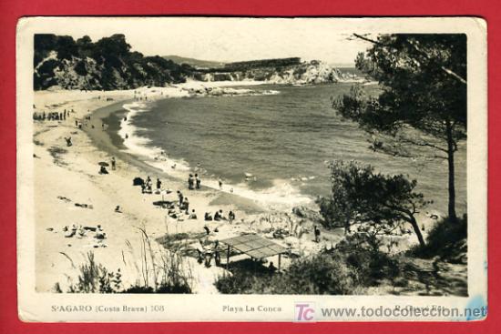 Postales: S&acute;AGARO, GERONA, PLAYA LA CONCA,     P38003 - Foto 1