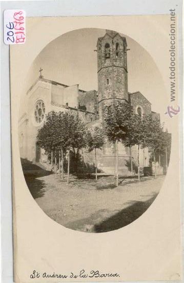 Postkarten: (PS-16768)POSTAL FOTOGRAFICA DE SANT ANDREU DE LA BARCA-ESGLESIA