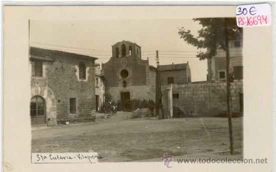 Postkarten: (PS-16694)POSTAL FOTOGRAFICA DE BARCELONA(NOU BARRIS)-IGLESIA SANTA EULALIA DE VILAPISCINA
