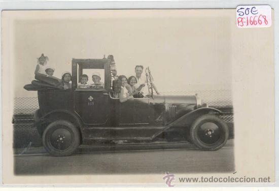 Postkarten: (PS-16668)POSTAL FOTOGRAFICA DE BARCELONA-TAXI NUMERO 185