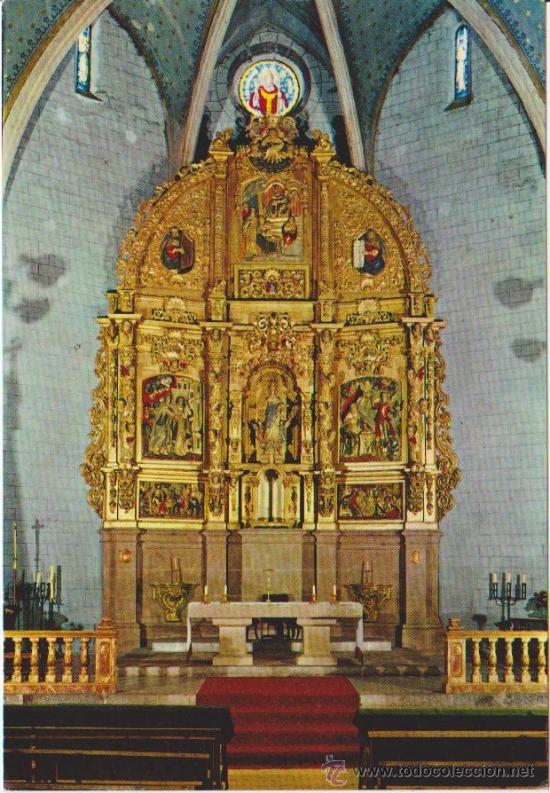 Postales: LLivia iglesia paroquial retablo barroco,comercial Seo