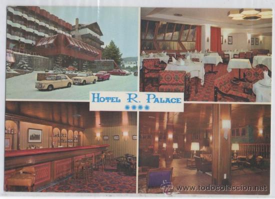 Postales: TARJETA POSTAL DE SUPERMOLINA HOTEL R. PALACE ESQUI GERONA