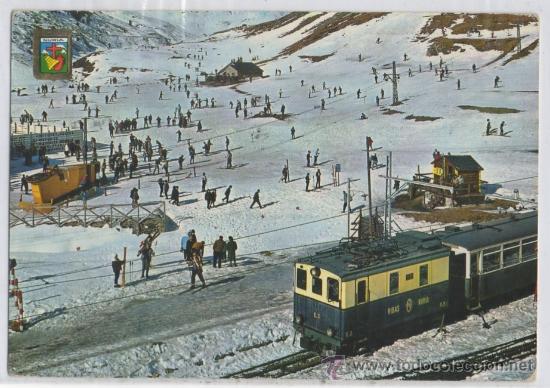 Postales: TARJETA POSTAL DE NURIA SANTUARIO DE NURIA PIRINEO CATALAN TREN ESQUI GERONA