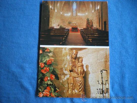Postales: POSTAL COSTA BRAVA PALS INTERIOR IGLESIA SAN PEDRO NO CIRCULADA